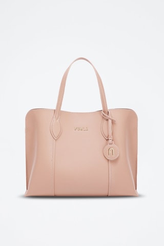 Sac à main en cuir de veau Vittoria - Rose