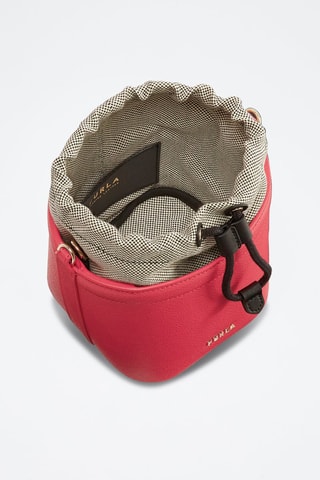 Sac seau en cuir Vertigine - Rouge