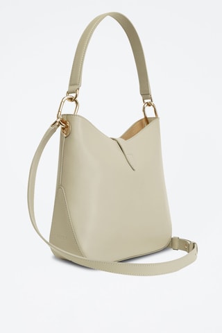 Sac porté épaule en cuir de veau Sirena S - Vert d’eau