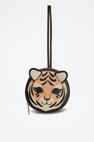 Tote bag et porte-monnaie à oreilles Calipso - Orange et noir