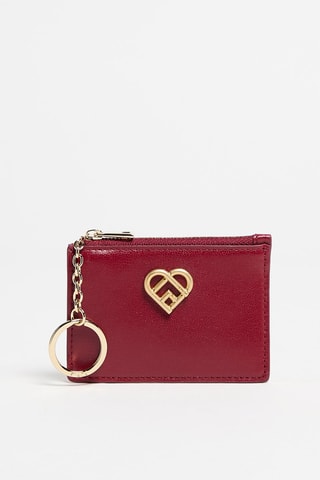 Porte-cartes en cuir My Joy - Rouge