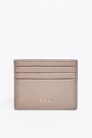 Porte-cartes en cuir Classic - Rose