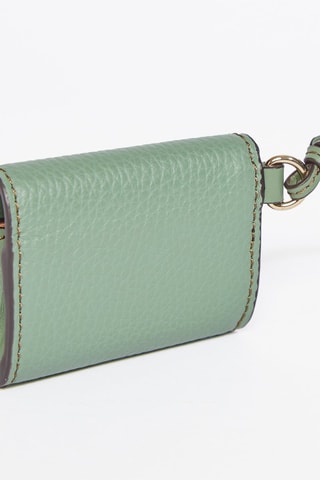 Etui de protection Airpods en cuir de veau Primula - Vert olive