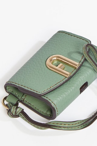 Etui de protection Airpods en cuir de veau Primula - Vert olive