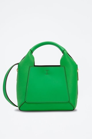 Sac à main en cuir de veau Gilda Mini - Vert