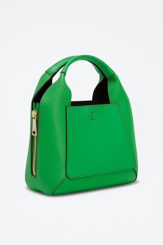 Sac à main en cuir de veau Gilda Mini - Vert