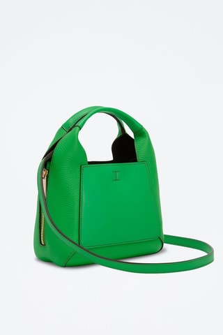 Sac à main en cuir de veau Gilda Mini - Vert