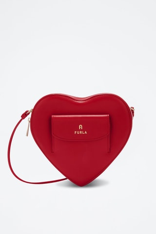 Sac bandoulière en cuir Furla Camelia - Rouge