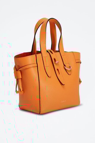 Sac à main en cuir Furla Net Mini - Orange
