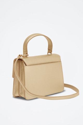Sac à main en cuir de veau Mini Bella - Doré