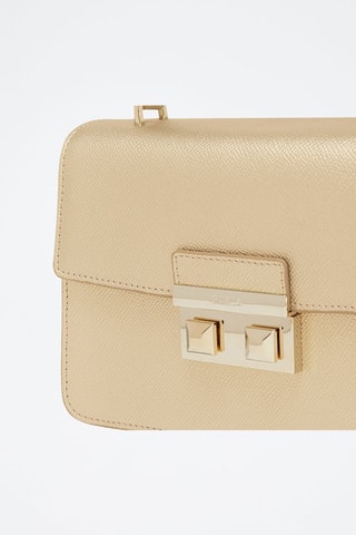 Sac à main en cuir de veau Mini Bella - Doré