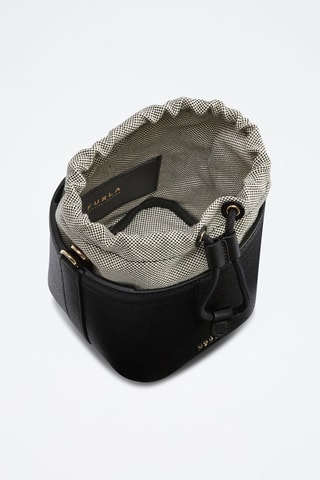 Sac seau en cuir Vertigine - Noir