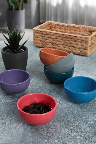 6 bols en céramique - 110 ml