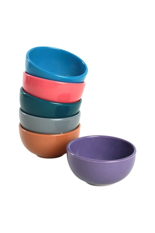 6 bols en céramique - 110 ml