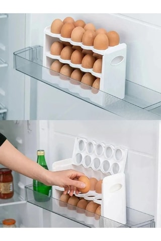 Coquetier en plastique - 14,7 x 10 x 27 cm