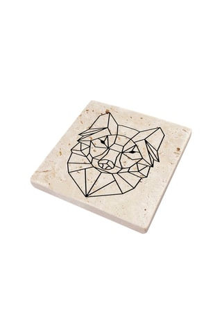 4 Onderzetters van Natuursteen