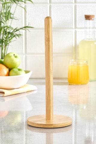 Bamboe Keukenrolhouder - 11 x 11 x 28 cm