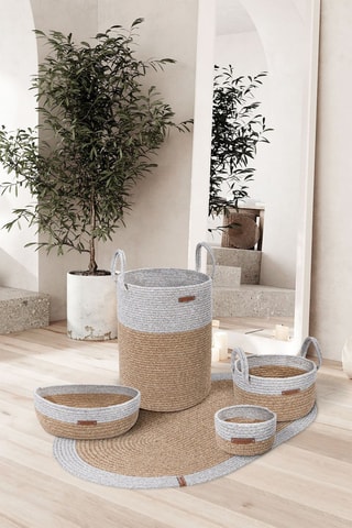 Panier - 36 x 50 x 42 cm - Gris