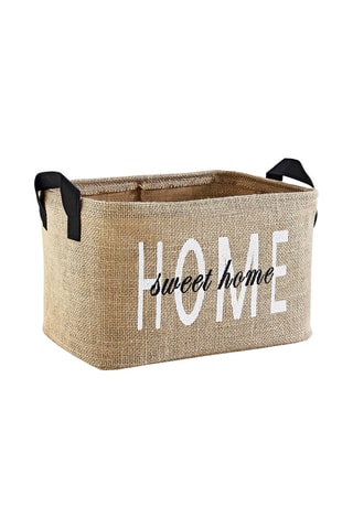 Panier - 30 x 18 x 22 cm - Marron clair