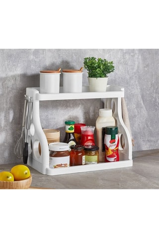 Etagère de cuisine - 38 x 24,5 x 31,5 cm - Blanc