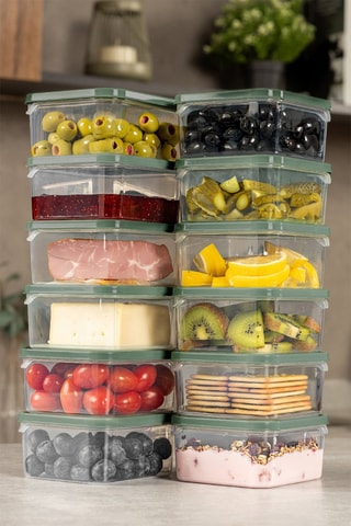 12 Opbergdozen - 350 ml