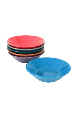 6 Keramische Borden   18 cm