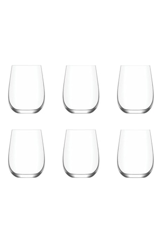 6 waterglazen - 47,5 cl