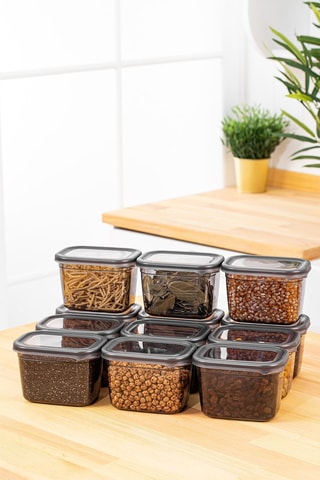 12 Bewaarbakjes 0,8 l