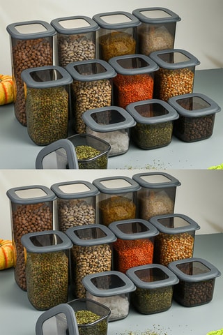 24 Bewaarbakjes 0,55 / 1,2 / 1,75 l