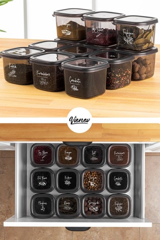 12 Bewaarbakjes 1,75 l