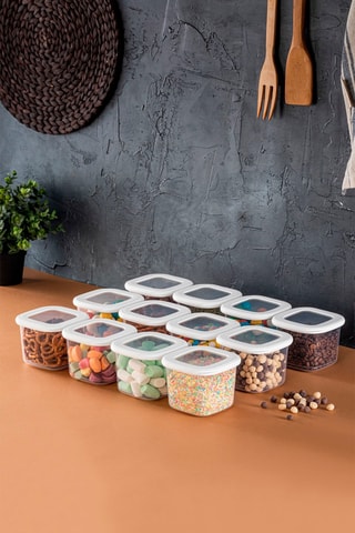 12 Bewaarbakjes 550 ml