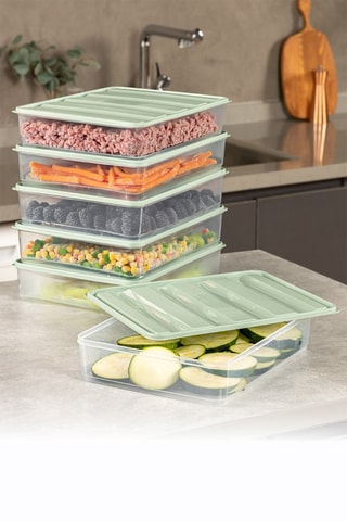 6 vershoudbakjes - 350 cl