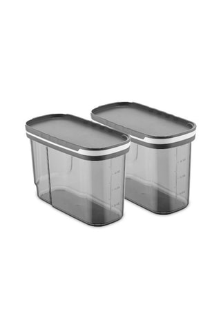 2 vershoudbakjes - 1250 ml