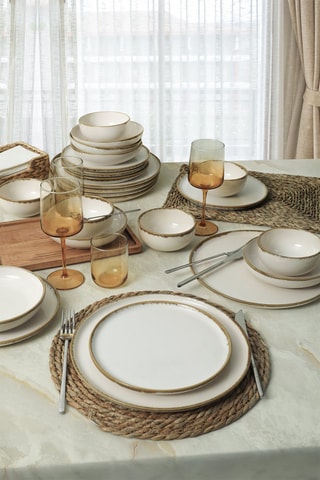 Keramisch Servies 24 Stuks