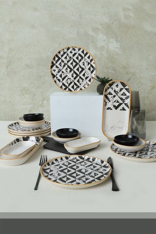 Service petit-déjeuner en céramique - 18 pièces