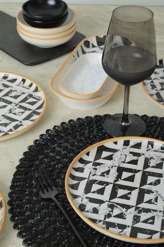 Service petit-déjeuner en céramique - 18 pièces