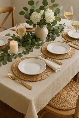 6 Placemats - 35 x 35 cm