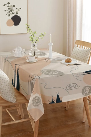 Rechthoekig Tafellaken - Beige - 140 x 220 cm