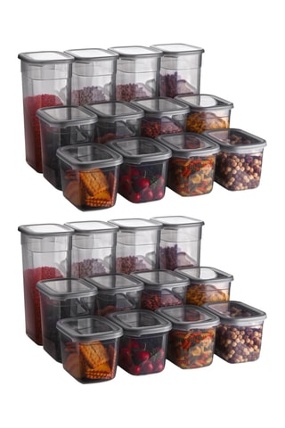 24 Bewaarbakjes - 130 tot 320cl