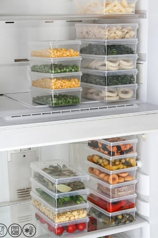 10 Bewaarbakjes - 2 l