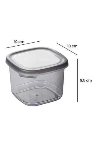 12 Bewaarbakjes - 55 en 175 cl