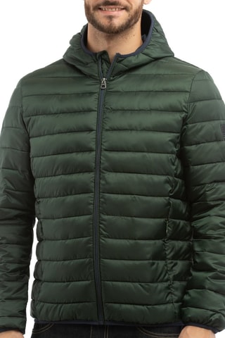 Anorak con capucha - Verde oscuro