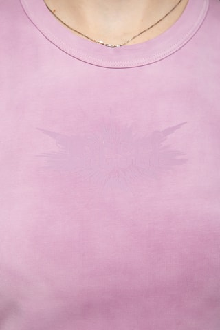 Camiseta de tirantes tie-dye - Rosa y malva
