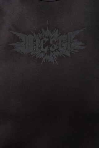 Camiseta de tirantes tie-dye - Negro y gris