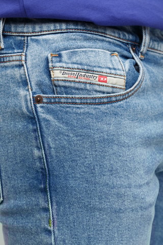 Vaquero slim fit 2019 D-Strukt - Azul cobalto