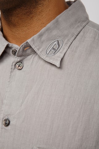 Camisa de lino - Gris oscuro