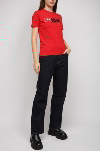Camiseta slim fit - Rojo
