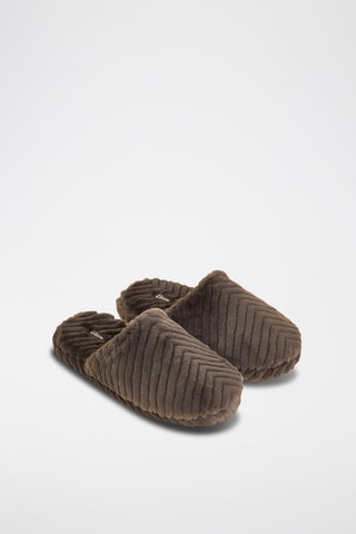 Pantufas forradas Ninie Antracite - Etam