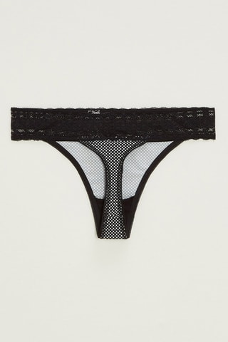 3 strings Les quotidiens - Preto e branco - Variance