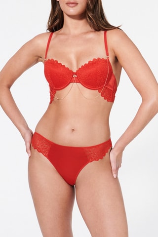 Reggiseno push-up Yseultiz - Corallo - Undiz
